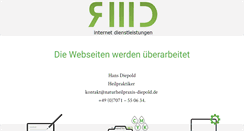 Desktop Screenshot of naturheilpraxis-diepold.de